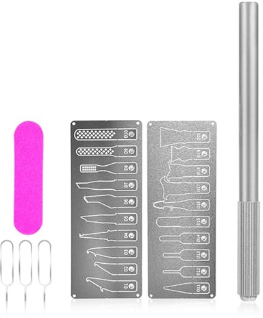 Duty Glues Scrapers Removers with Card Pin Rosted Strips for Efficient CPU Delidding and Electronic Device Repairs Alloy Steel Pry Rod for CPU Repair