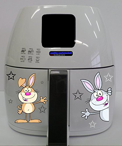 Aufkleber passend für Philips Airfryer XL Hasen