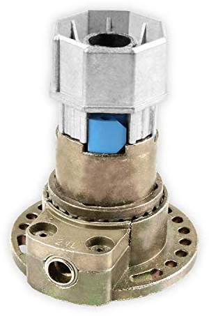 DIWARO® K103 Rolladengetriebe | Untersetzung 2:1 links | Antrieb 6mm Innenvierkant | Kurbelgetriebe, Kegelradgetriebe für 40mm Rolladen achtkant Stahlwelle