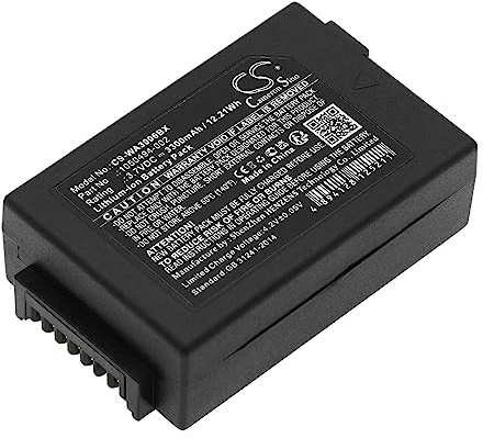 CS-WA3006BX Akku 3300mAh Kompatibel mit [Psion] 1050494, 7525, 7525C, 7527, G1, G2, WA3006, WA3010, Workabout Pro 7525C-G1, Workabout Pro 7525S-G1, 7527C-G2, 7527C-G3, 7527S-G2, 7527S-G3, WorkAbout C