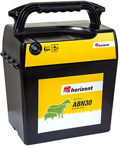 horizont Weidezaungerät 9V / 12V / 230V - farmer ABN30 - optimal für ruhige Weidetiere, Elektro Weidezaun, Weidezaun elektrisch, für mittlere Zaunanlagen