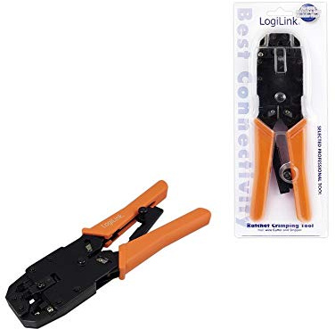 LogiLink Crimping Pliers Universal Metal Crimper Tool Battery Crimper 4260113563502