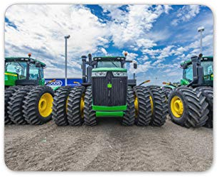 Grüne Traktoren Mauspad Pad - Landmaschinen Landwirtschaft Computer-Geschenk # 15545
