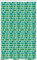 ABAKUHAUS Camper Tenda da Doccia Stalla Piazze e Roulotte, Set per Il Bagno in Tessuto con Ganci, 120 cm x 180 cm, Verde Menta Verde