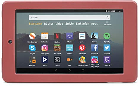 Nupro Custodia resistente agli urti per tablet Fire 7, colore: malva