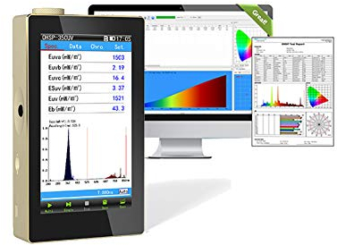 Hopoocolor OHSP350UV 230-850nm Spectrometer UV Belichtungsmesser Lichttester für UV Licht