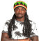 NET TOYS Coole Rasta Strickmütze mit Dreadlocks - Authentische Unisex-Kopfbedeckung Reggea Mütze mit Dreads - Genau richtig für Fasching & Karneval