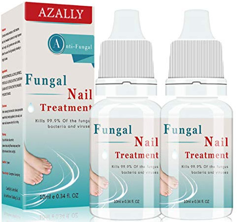 Fungal nail treatment, Nail Fungus Treatment, Anti fungal Nail Solution— Kills Fungus on Toenails & Fingernails(2PCS)