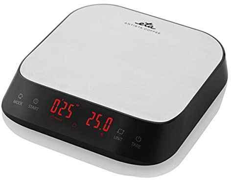 ETA Digitale Kaffeewage Artista I 3 Wiegemodi I LED Display I 0.1g Genauigkeit I Timer I 3kg Max I Tare Funktion