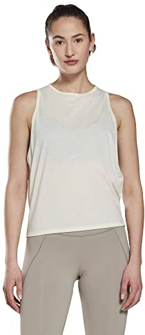 Reebok Damen Yoga Long Tank Top, Clawht, M