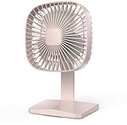KANKOO Ventilador USB Ventiladores De Mesa Ventilador de Escritorio con USB Escritorio Fans Potente Ventilador de Escritorio Pink