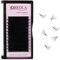 Oreola Auto Blooming Volume Eyelash Extensions Matte Black Easy Fan Lashes Russian Self Fanning Eye Lashes D Curl 0.07 15mm for DIY