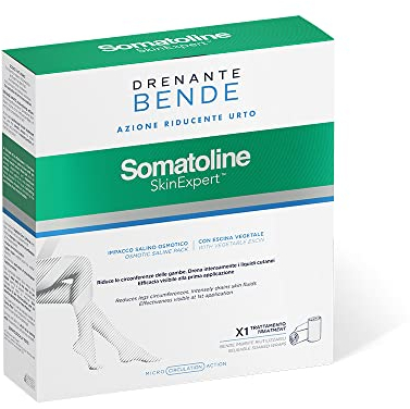 Somatoline SkinExpert, Bende Azione Riducente Urto Starter Kit, Bendaggio Drenante Gambe, con Escina Vegetale