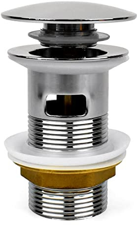 Xcel Home™ Bonde de rechange pour lavabo en laiton massif (fendue/dôme en forme de champignon)