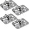 4 Stück Falttürscharnier 60 x 45 mm Öffnungswinkel 180° Klapptürbeschlag Falttürbeschlag Scharnier von SOTECH