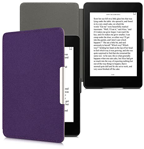 kwmobile Hülle kompatibel mit Amazon Kindle Paperwhite - Nylon eReader Schutzhülle Cover Case (für Modelle bis 2017) - Violett