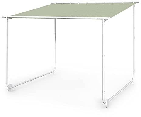 Blumfeldt Pergola, Metall Pavillon mit Polyester Schiebedach und Bodenrollen, Sonnensegel mit Gestell, Mobile Überdachung Freistehend, Sonnenschutz für Garten & Terrasse, Gazebo Wasserdicht & Stabil