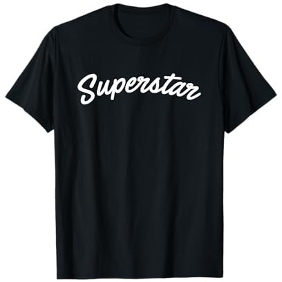 Superstar T Shirt - Maglietta divertente per il college, idea regalo per feste Maglietta