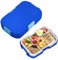 hombrima Kids Lunch Box, Bento Boxes Food Storage Container with 6 Compartments for Children Adult Work School, Suitable for Microwave (Dark Blue)