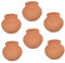 6pcs Miniature Flower Pots - 3.5 Inch Ceramic Succulent Planter Set for Indoor Plants, Cute Decoration for Home, Office, and Gardens