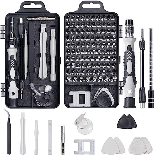 Precision Screwdriver Set, Faireach 115 in 1 Professional Repair Tool Kit with Portable Case, Magnetic Screw Driver Set for PC, Computer, Cellphone, Tablet, Electronic Repairs and More