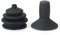 2 Pcs Joystick Controller Knob and Gaiter,Joystick Gaiter Rubber Joystick Controller Knob for Electric Wheelchairs Powerchair Mobility Aid,Dust Cover Set Accessories Black (1 Set)