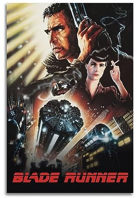VZRSQZK Filmposter Blade Runner, dekoratives Gemälde, Leinwand-Wandposter und Kunstdruck, modernes Familienschlafzimmer-Dekor-Poster, 20 x 30 cm
