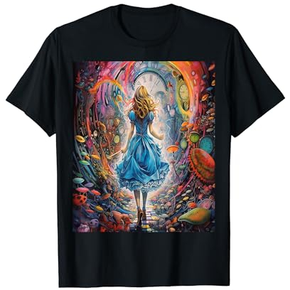 Alice im Wunderland Trippy Rainbow T-Shirt