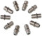LIGSLN 10 Stück Joiner Barrels Connector F Stecker Kupplung Adapter 4 für Plus für TV