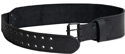 OX Tools Small/Medium Tool Belt, Top Grain Leather & Kevlar®, 29’’-40’’ Waist