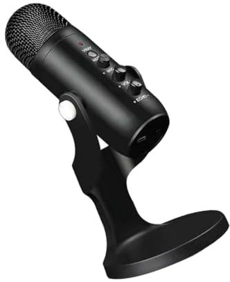 ibasenice USB-Desktop-mikrofon Mit Halterung Für Pc Und Laptop Für Online-kurse Und Konferenzen Einfach Anzuschließen Bedienen