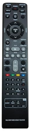 Remote Control Replace for LG BLU-Ray Home Theater HT924SF HT964TZ SH35SD HT356SD HT855PF DVD Home Theater