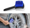 deemars Brosse de Roue pour Jantes, Brosse de Nettoyage de Voiture, Brosse de Lavage de Voiture Douce de Poils, Accessoires de Voiture Nettoyant de Pneu à Poignée (Bleu)