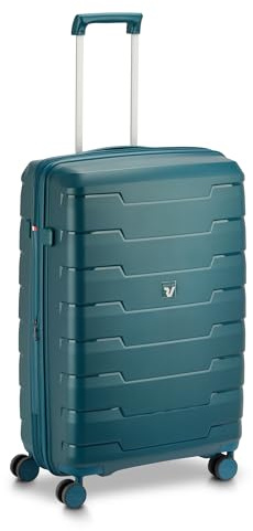 RONCATO SKYLINE 2.0 trolley medio 70 cm, espandibile e con sistema di chiusura con sistema di chiusura TSA - Smeraldo