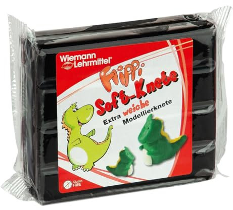 Flippi® Soft-Knete, 250 g | Wiemann Lehrmittel (schwarz)