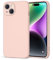 Oumida Coque Compatible avec iPhone 14, Résistant Aux Rayures, Protection Antichoc, Étui de Silicone Mince Souple iPhone 14, Rose