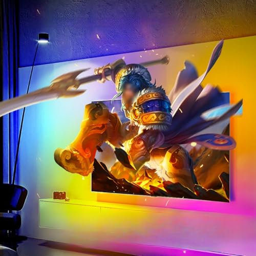 LIMENQIN Luces Led para TV Que Sincronizan con TV Tira Luz Fondo para Sincronizar Pantalla del Televisor Tira Luz Streaming Tira De Luz Led para TV Gaming Graffiti App Tira De Luz Ambiental