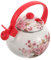 ABOOFAN Pava cafeteras jarra cafetera jarras teapot jarra para cafe contenedor de tetera vintage manija de la tetera de café hervidor de agua tetera para estufa manejar tetera esmalte rojo
