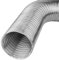 ALLINOX Tubo Flessibile In Alluminio Modulo Allungabile 1/3 MTL Per Cappa Aspirante - Condizionatori - Riscaldamenro - Ventilazioni e Condotti Aria Alta Resistenza Al Calore Fino a 300°C (DN 140)