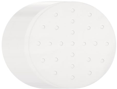 sourcing map 200pcs Air Fryer Liners 7 Inch Round Bamboo Steamer Liners with Holes Non-Stick Perforated Parchment Paper Sheets Disposable Steamer Paper for Air Fryers Steaming Basket, White