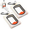 jojofuny 2pcs Glow Dark Zip Tie Holder Portable Cable Tie Organizer for Efficient Cord Management Compact User-Friendly Design Secure Storage for Extra Strong