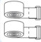 BugyKido 2-Pack Buggy Board Sticky Straps, Hook and Loop Fastener for Buggy Board, Easy to Replace, Secure and Stable Connection Accessory(No Buggy Board Included)