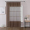 Joydeco Braun Maßgeschneidertes Stück Vorhänge für Schienensystem Schiene Gardinen Transparent Vorhang Durchlässig Curtains Modern Living Room