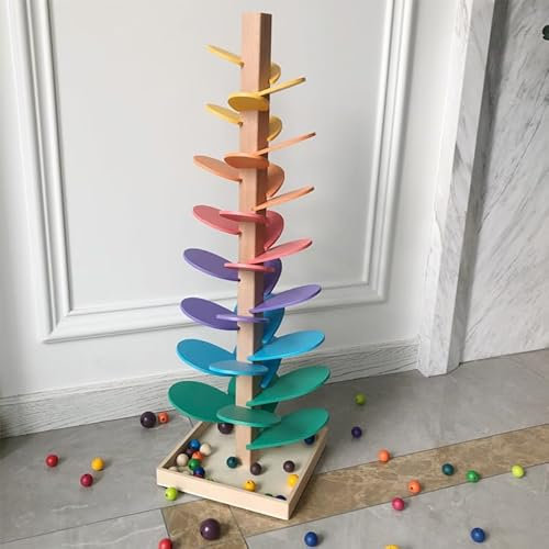 Klangbaum für Kinder Holz Mehrfarbig Übungen der Stille, Maße: 25cm x 25cm x 73cm, 109303