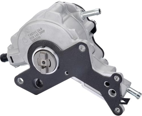 PIERBURG 7.02551.24.0 Unterdruckpumpe mit Dichtung mechanisch Kompatibel mit VW Transporter T5 Bus 7HB, 7HJ, 7EB, 7EJ, 7EF, 7EG, 7HF, 7EC 038145209F 7.24807.19.0 038145209P Diesel
