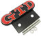 HUANGSHIJUNOUS 1 stücke Auto 3D Metall GTD Aufkleber Kopf Grill Emblem Hinten Abzeichen Kompatibel Mit Golf 2 4 5 6 7 8 R MK4 MK5 MK6 MK7 Styling Aufkleber(Red)