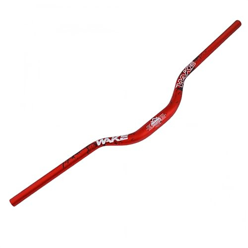 φ 31,8 mm Rennrad, MTB, Mountainbike, Fahrrad, extra lang, 720 mm Lenker, 55 mm Riser Bar für Downhill, Radfahren, Rennen, Off-Road, MTB, BMX (rot)