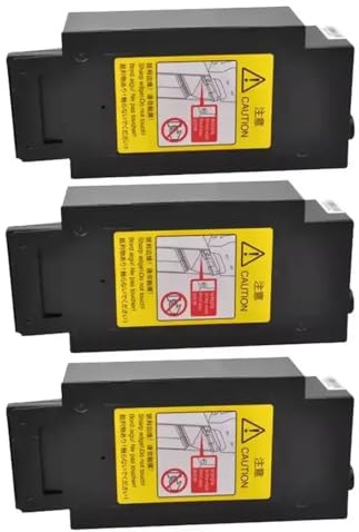 SRxBKC 3PCS -Wartungspanzerbox Kompatibel mit DE100 Tintenstrahldrucker kompatibler Abfall -Tinten -Tank -Wartungspatronen Austausch(3pcs DE100)
