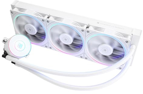 Thermalright TR Aqua Elite 360 V5 ARGB White CPU Liquid Cooler Pump Speed 2800RPM for AM4/AM5, Intel LGA115X/1200/1851/1700, High Performance Cooler