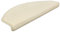 Kettelservice-Metzker® Stufenmatten Vorwerk Uni Einzeln und Sparset's Hellbeige 14 Stück Halbrund